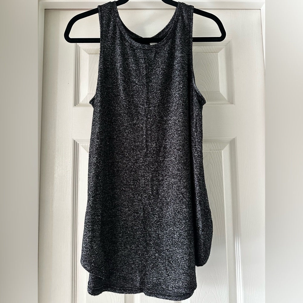 Old Navy Black Luxe Sleeveless Top